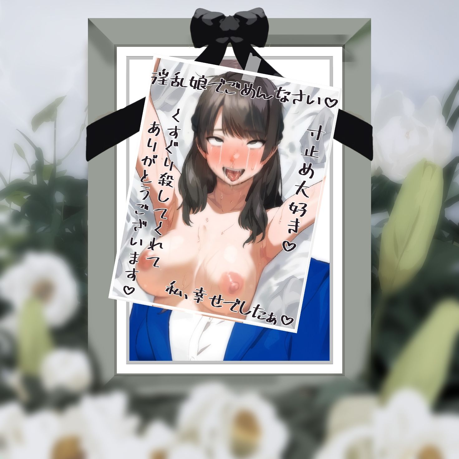 サンプル画像3:『女子〇生、残酷くすぐり寸止め処刑！ 清楚な美少女を地獄の快楽責めで悶え殺して、葬儀で遺影にアヘ顔の写真を貼り付けて無様な絶頂懇願悶絶映像を上映してみた』(淫乱テディベア) [d_445639]