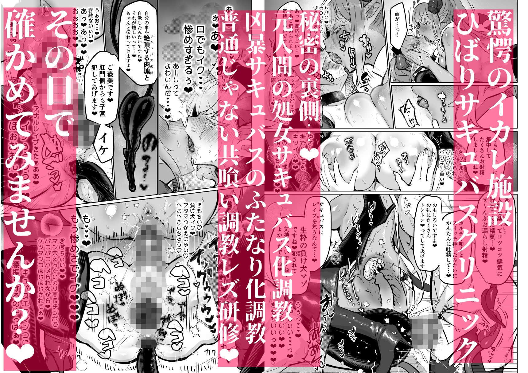 サンプル画像6:ふたなり治療サキュバスクリニック零〜サキュナース研修調教編〜(油鍋式) [d_446379]