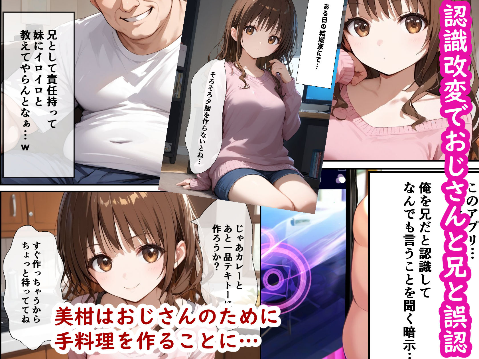 サンプル画像1:催●支配された美柑 〜兄の代わりにおじさんが妹の処女いただいちゃいます〜(アニメガールズGo) [d_446386]