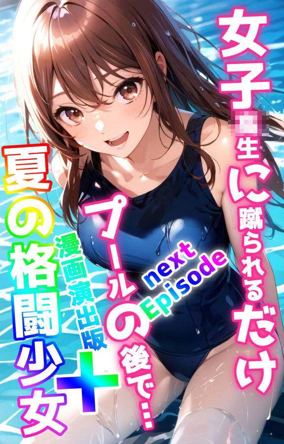 サンプル画像1:女子校生に蹴られるだけnext Episode プールの後で… 漫画演出版＋夏の格闘少女(ミックス ステーション) [d_446393]