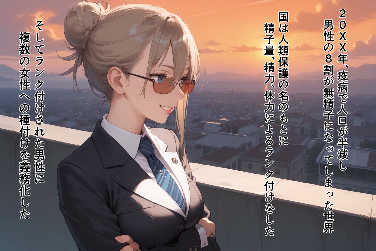 サンプル画像1:隣のお姉さんは種付け少年を導きたい(AIシコリえっち) [d_446585]