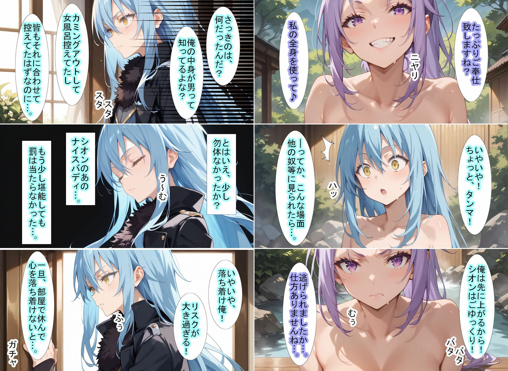 サンプル画像4:【転〇ラ】ヴェ〇ドラさんのお節介で酒池肉林になった件(魔術師プロトン2D) [d_446717]