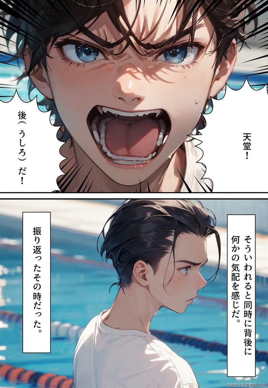 サンプル画像1:原生生物の襲撃 アダムとイブにされた男たち(真城の秘宝館) [d_446857]