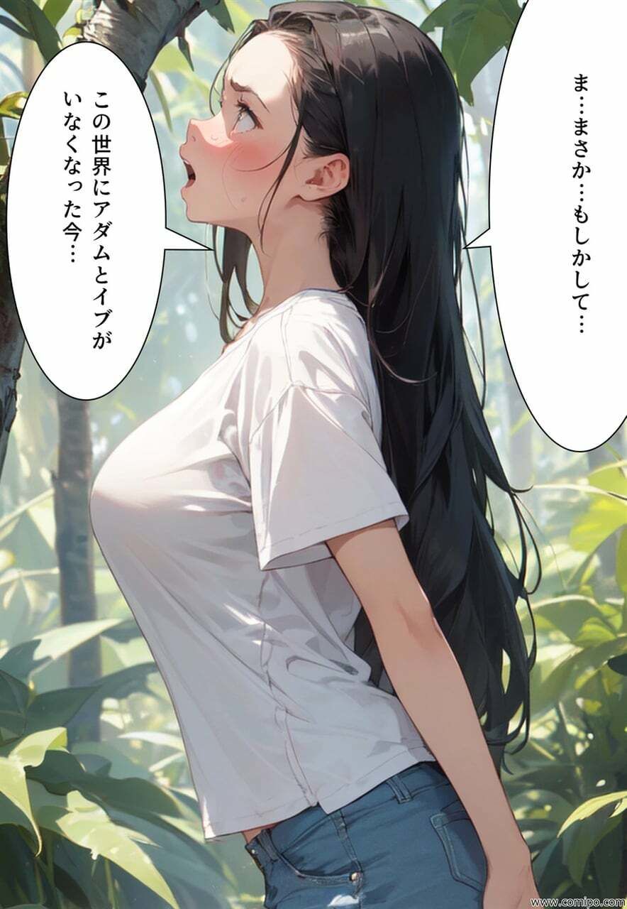 サンプル画像5:原生生物の襲撃 アダムとイブにされた男たち(真城の秘宝館) [d_446857]