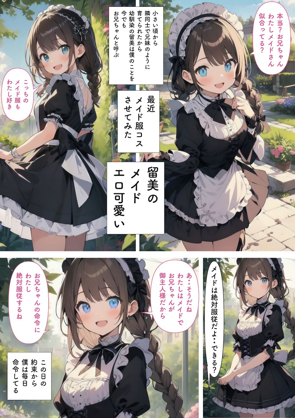サンプル画像2:妹みたいな幼馴染がアナタのメイドになりました(あーむスタジオ) [d_447287]