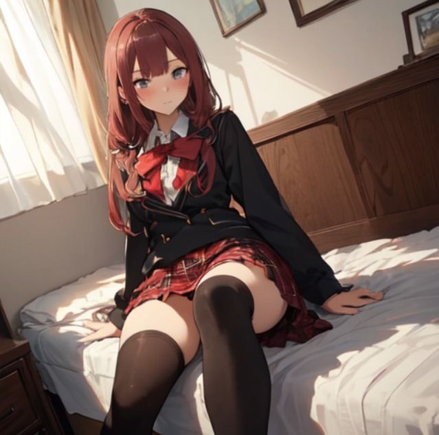 サンプル画像3:生意気な美少女JKがバスローブ一枚で、俺の部屋に涙目で避難してきた(花田猊下) [d_447662]