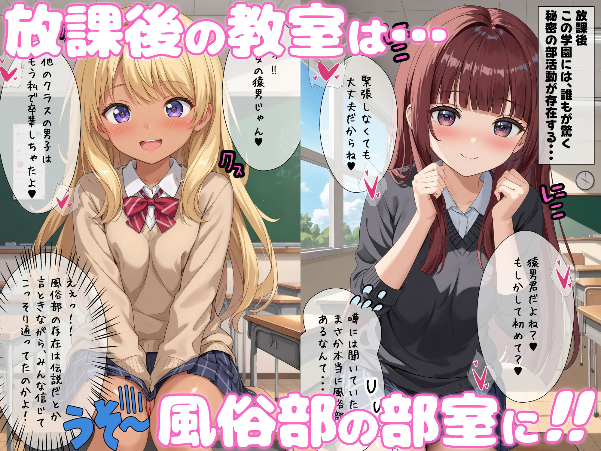 サンプル画像1:ようこそリピート100％の風俗学園へ！(優品工房) [d_447888]