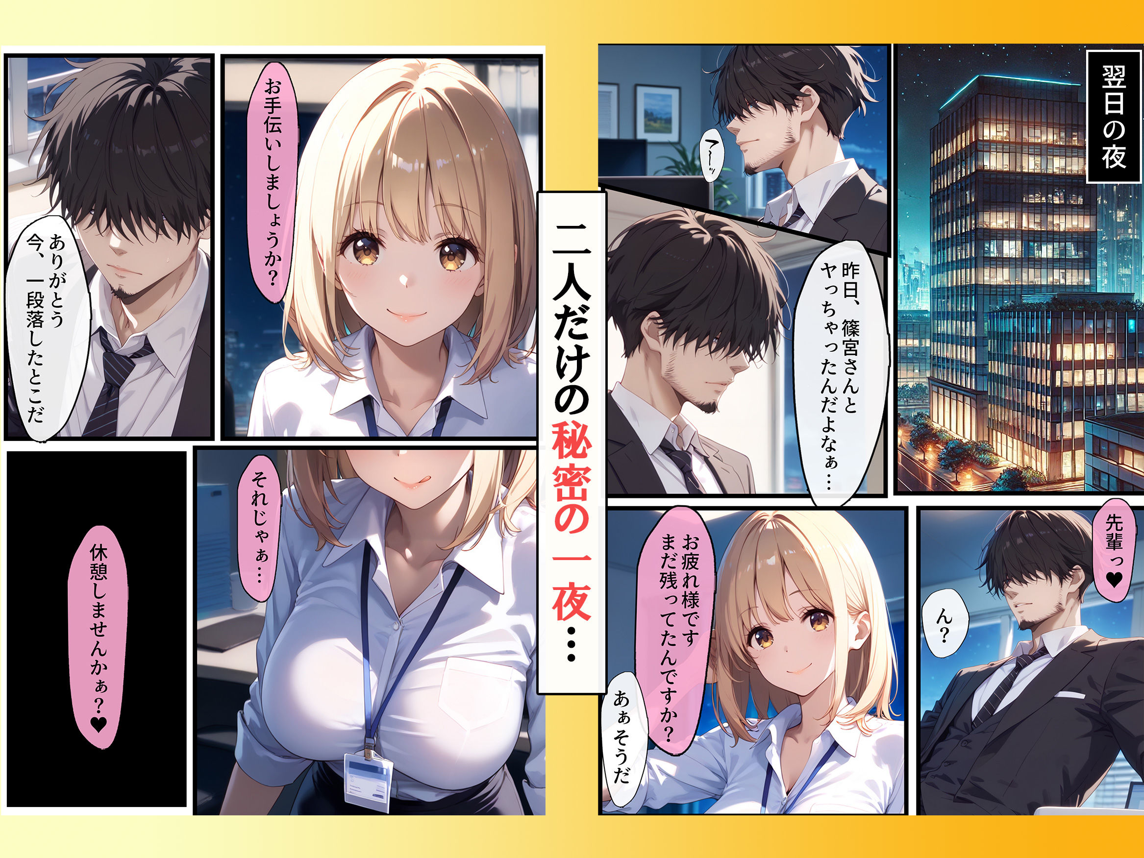 サンプル画像6:マッチング・ナイト 〜ビッチ後輩とマッチして中出しSEX〜(ねこぱんち) [d_448150]