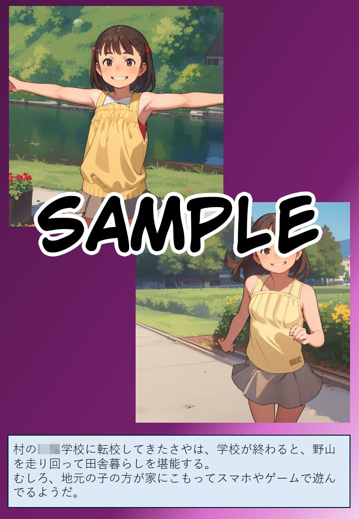 サンプル画像6:山の小屋で襲われる少女1(やまとまりあ) [d_448867]