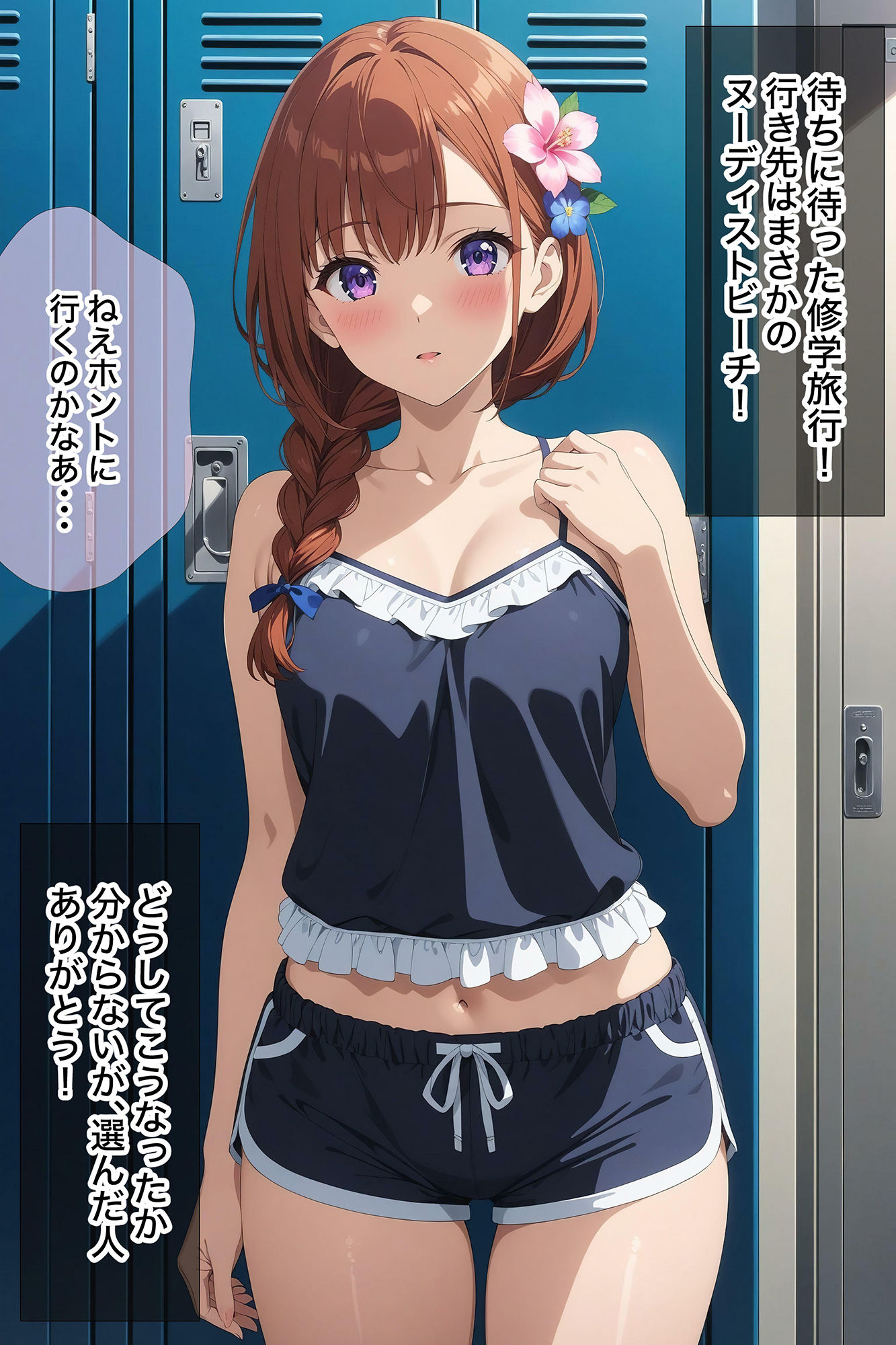 サンプル画像4:修学旅行先はヌーディストビーチ♪(ハイスクールパラダイス) [d_449081]