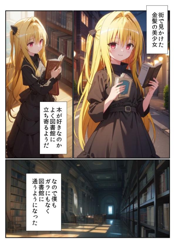 サンプル画像1:金色の闇 ヤミちゃんに催●スマホがめっちゃ効いた話 えっちぃのはきらい…な、はずなのに…？(とろとろ本舗) [d_449476]