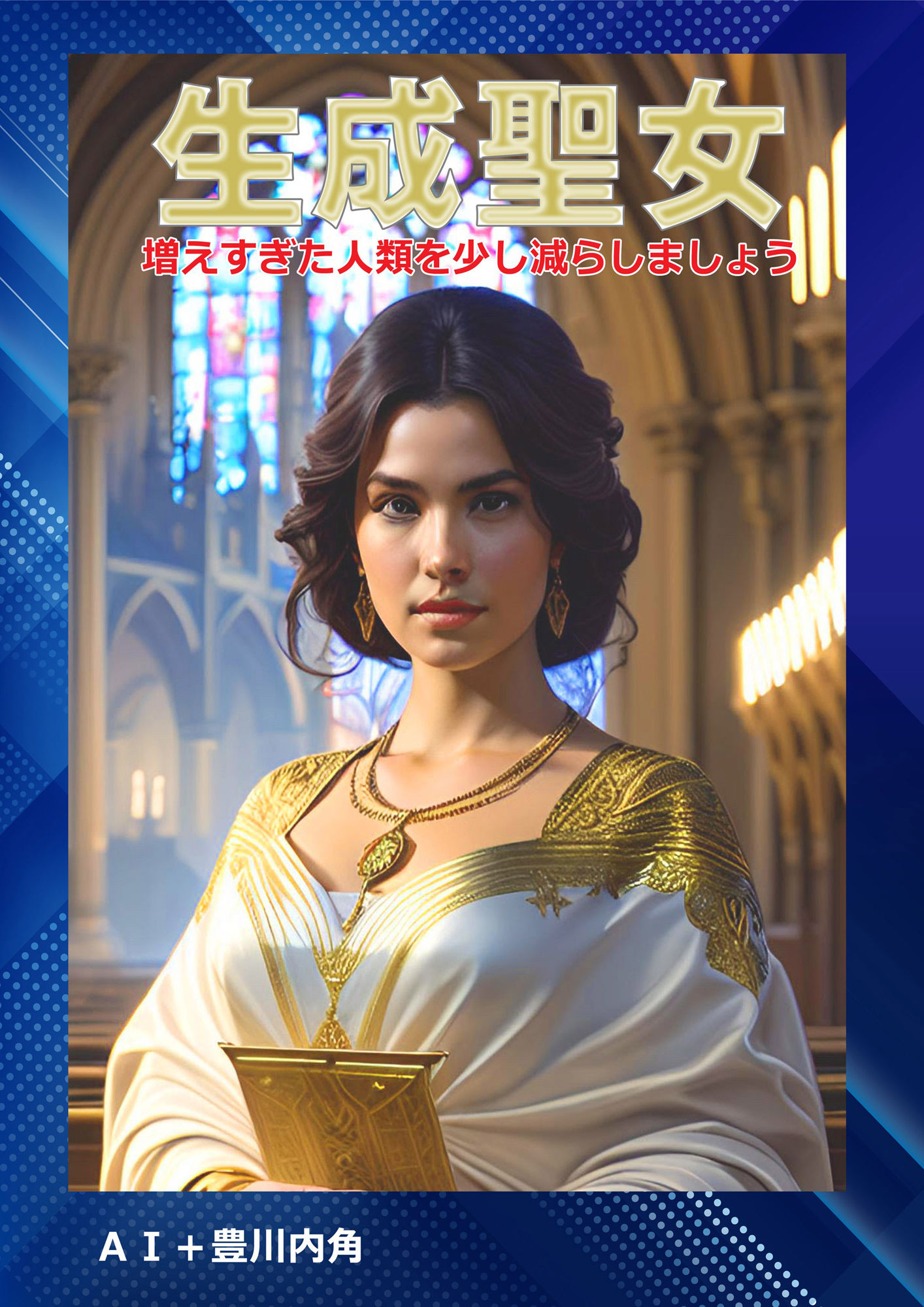 サンプル画像1:生成聖女 増えすぎた人類を少し減らしましょう SF小説(豊川内角) [d_450079]