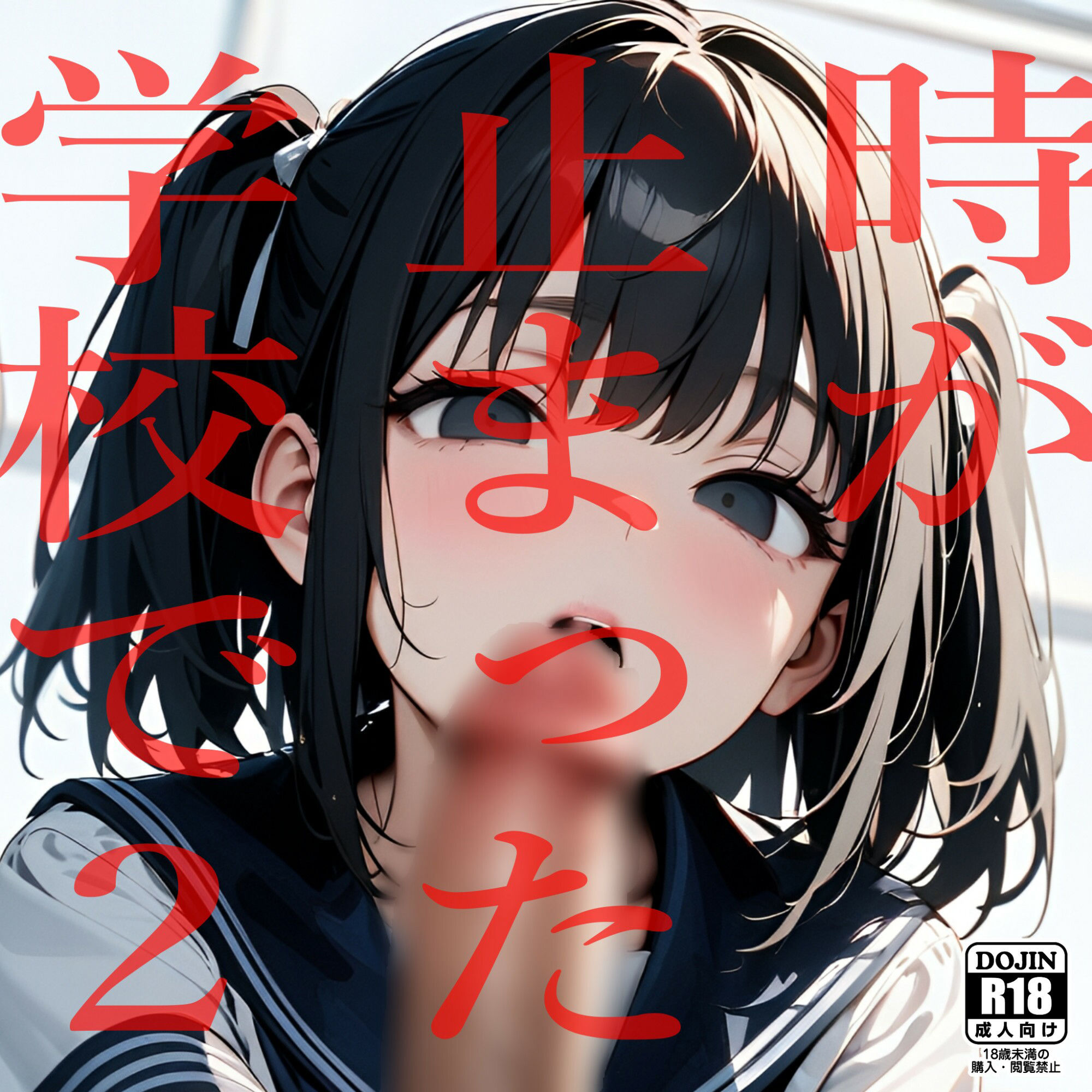 サンプル画像1:時が止まった学校で2(電脳戯画) [d_450358]