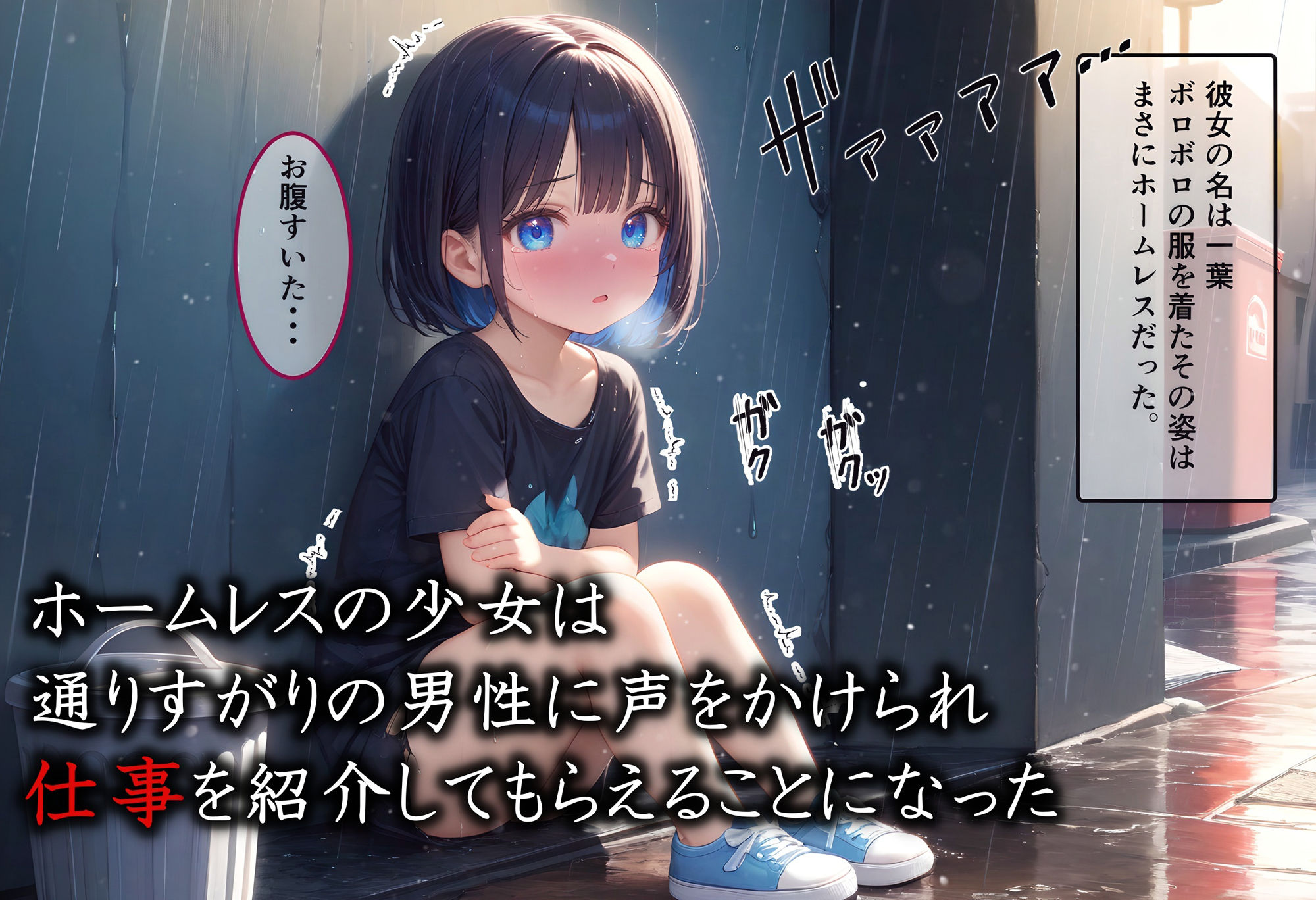 サンプル画像1:快楽堕ちしたホームレス少女〜マンコ売買で朝まで種付けしまくる〜(ファンタスティック) [d_450732]