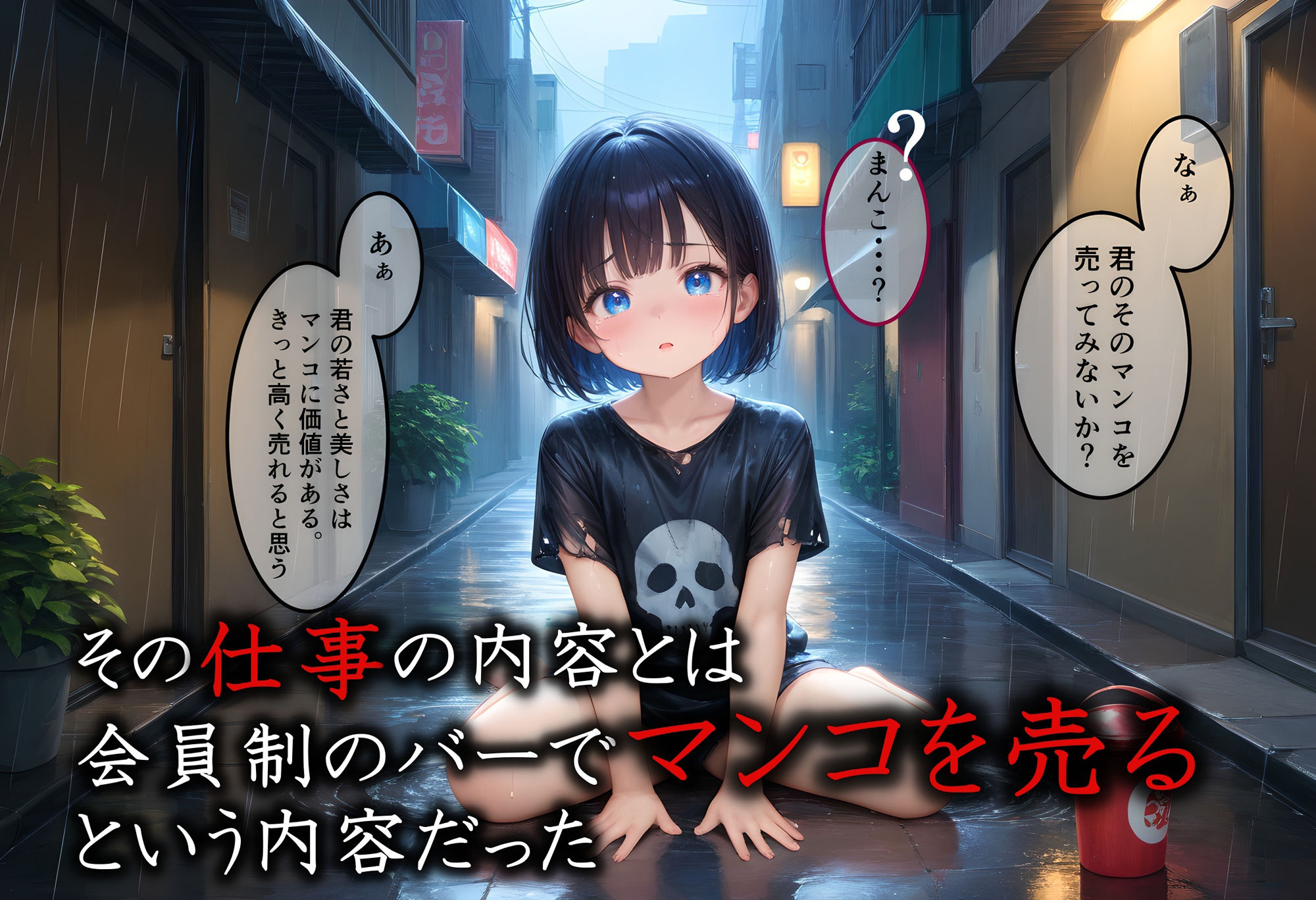 サンプル画像2:快楽堕ちしたホームレス少女〜マンコ売買で朝まで種付けしまくる〜(ファンタスティック) [d_450732]