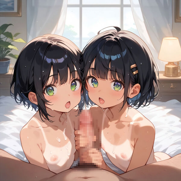 サンプル画像5:伝説の校長の渡航記録 黒髪日焼けロ〇っ子（全裸編）(宮乃森) [d_450773]