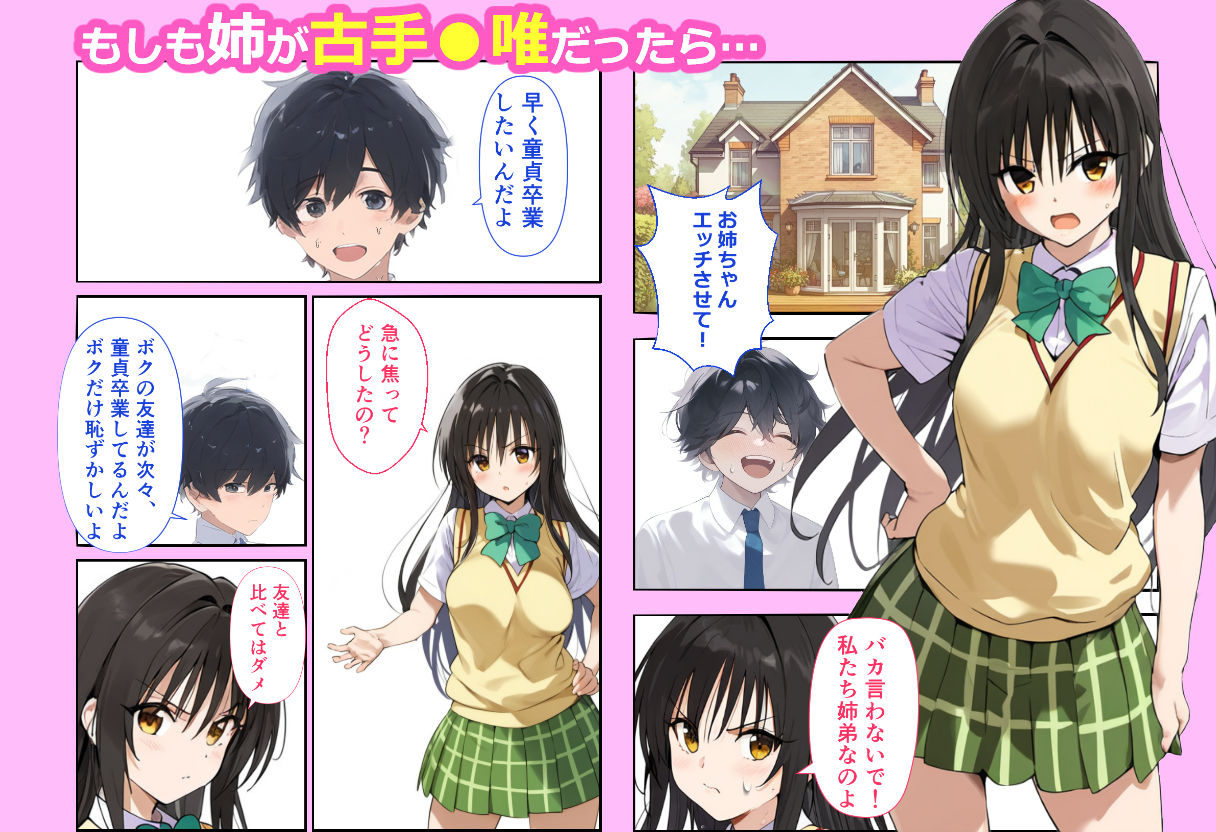 サンプル画像1:姉を種付けし孕ませる〜もしも古●川唯が姉だったら〜(SKIN  SEA) [d_450891]