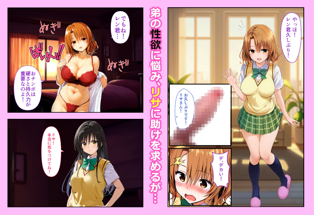 サンプル画像5:姉を種付けし孕ませる〜もしも古●川唯が姉だったら〜(SKIN  SEA) [d_450891]