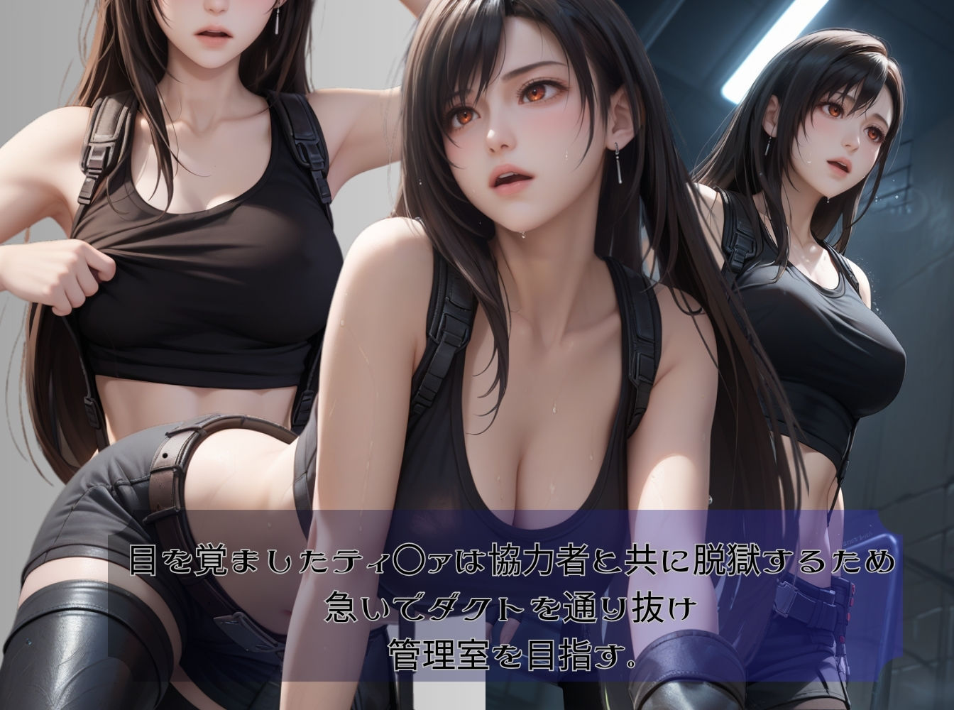 サンプル画像2:投獄されたティ〇ァ3 最後の脱獄作戦(くりきんとん) [d_450917]