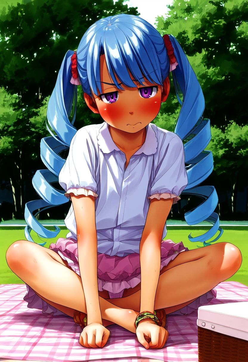 サンプル画像2:どこ見てるの？，，，最低。(望欲　AI作品) [d_450934]