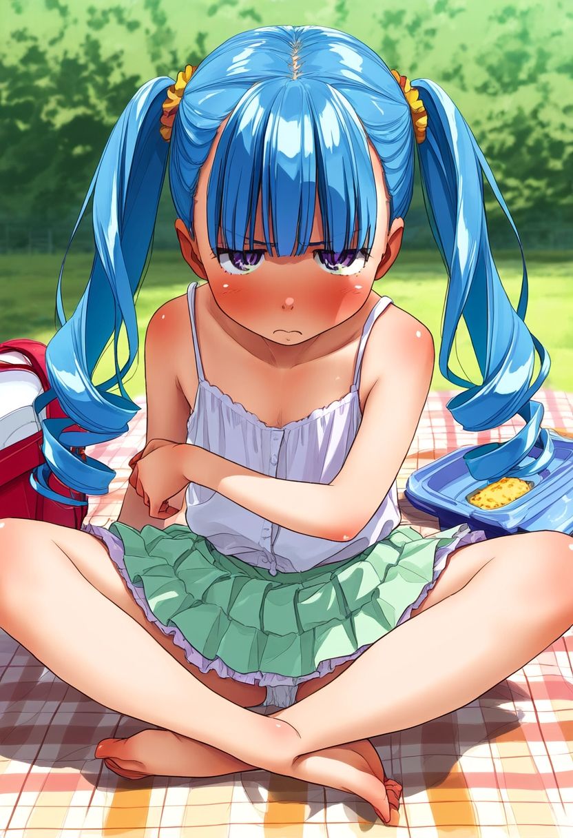 サンプル画像3:どこ見てるの？，，，最低。(望欲　AI作品) [d_450934]