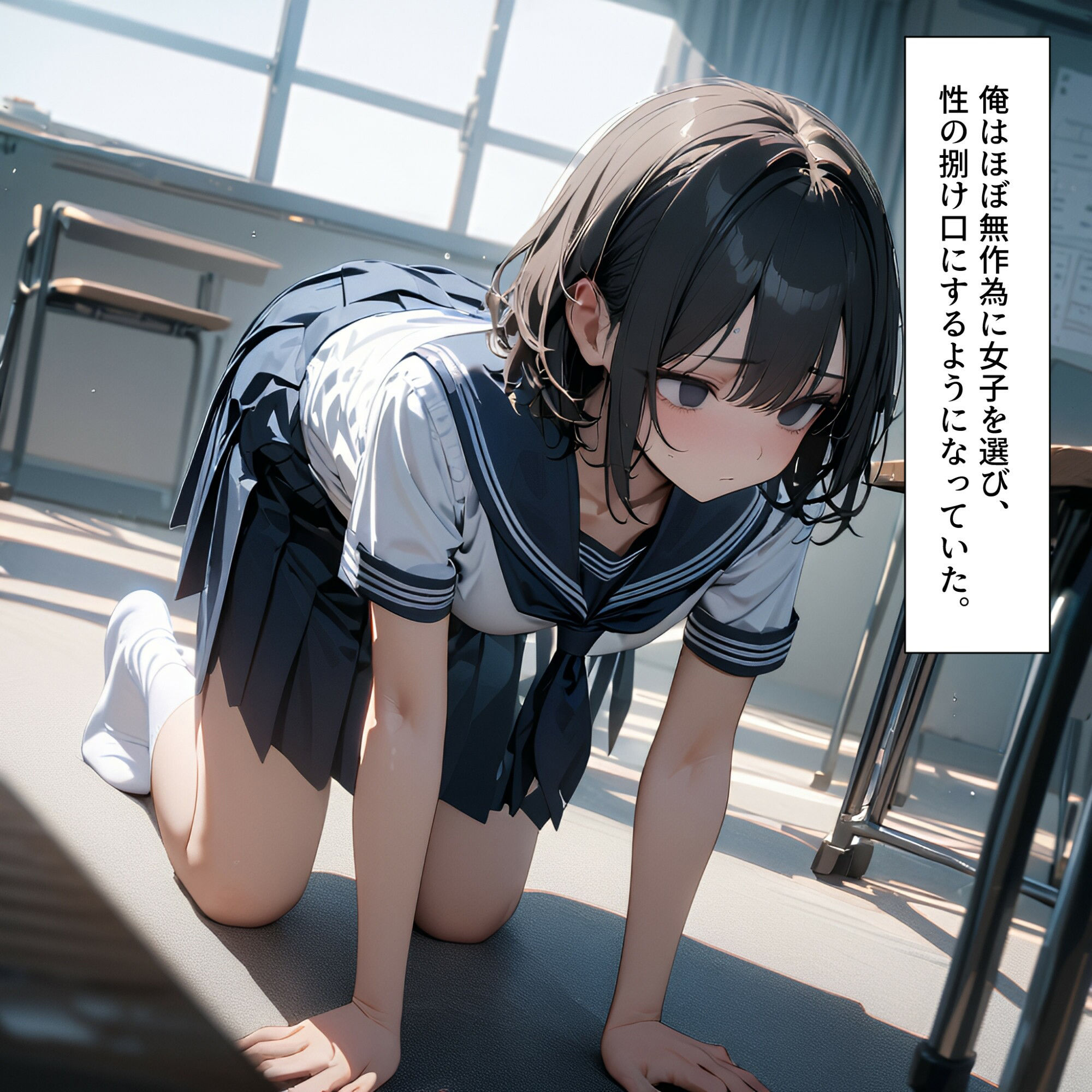 サンプル画像4:時が止まった学校で3(電脳戯画) [d_451066]