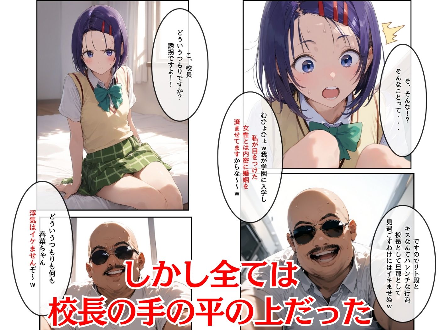 サンプル画像5:【春菜編】校長が主人公のとらぶる(種付け出版) [d_451539]