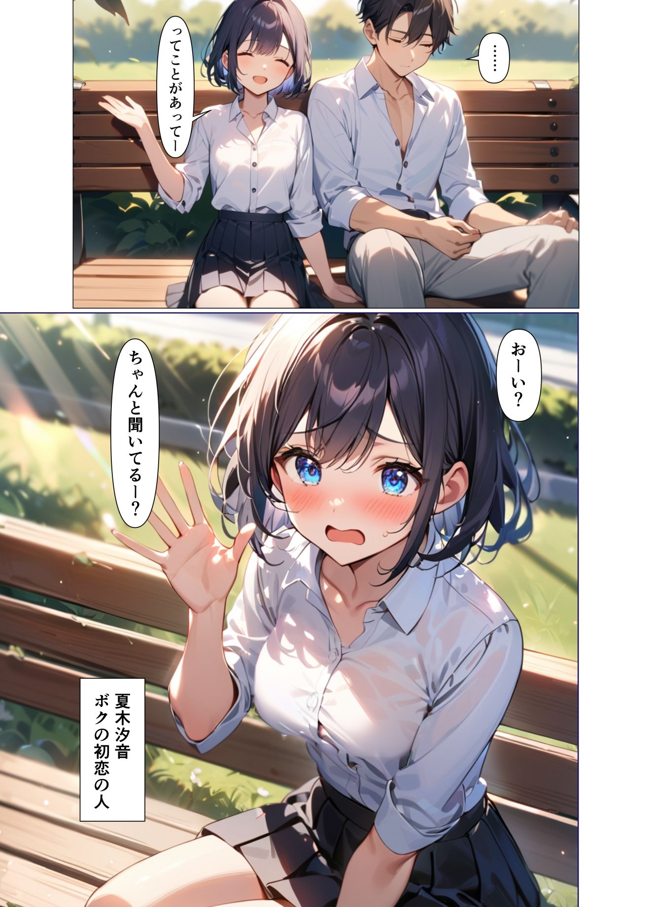 サンプル画像3:ナツノキオク -初恋で初体験の相手と再会SEX-(のだんち) [d_451583]