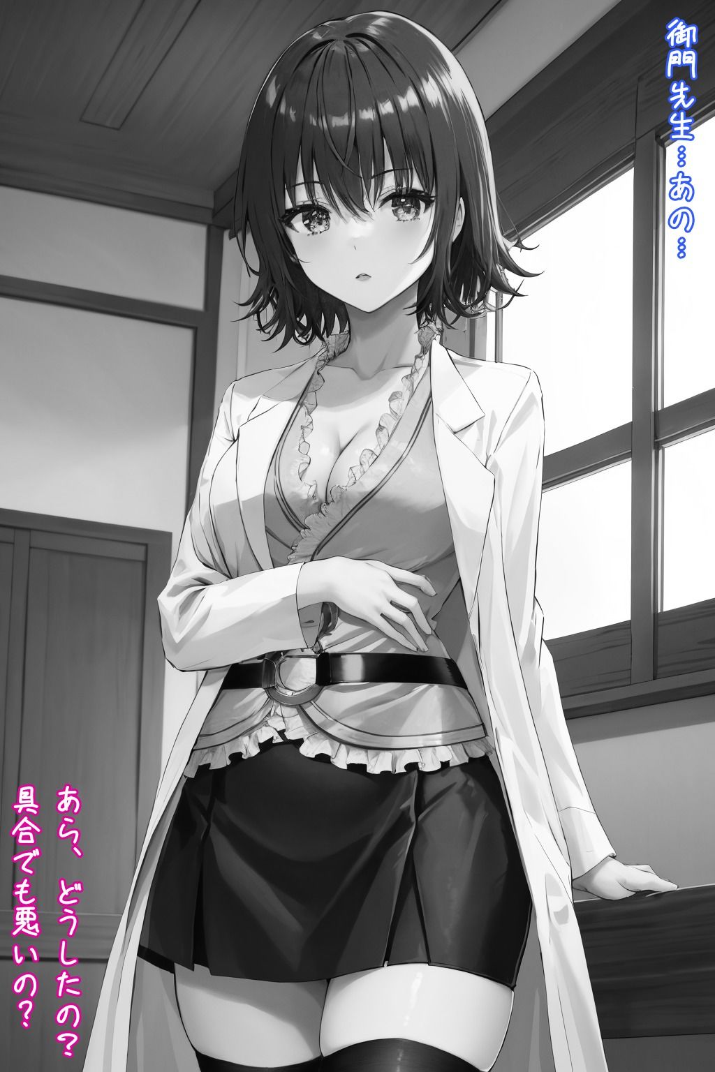 サンプル画像1:御門涼子の性発散！ 保健室に来た男子生徒を誘惑し今日も皆で乱交エッチ！(アトリエわたあめ) [d_452173]