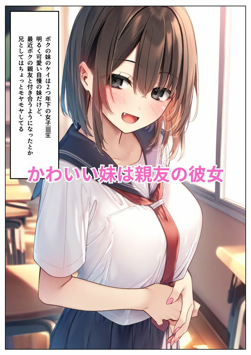 サンプル画像1:親友JK彼女はボクの妹！二人のエッチ目撃でシスコン目覚め近親相姦寝取りで奪い返す:本編76P＋おまけ187枚(しっぽ) [d_452247]