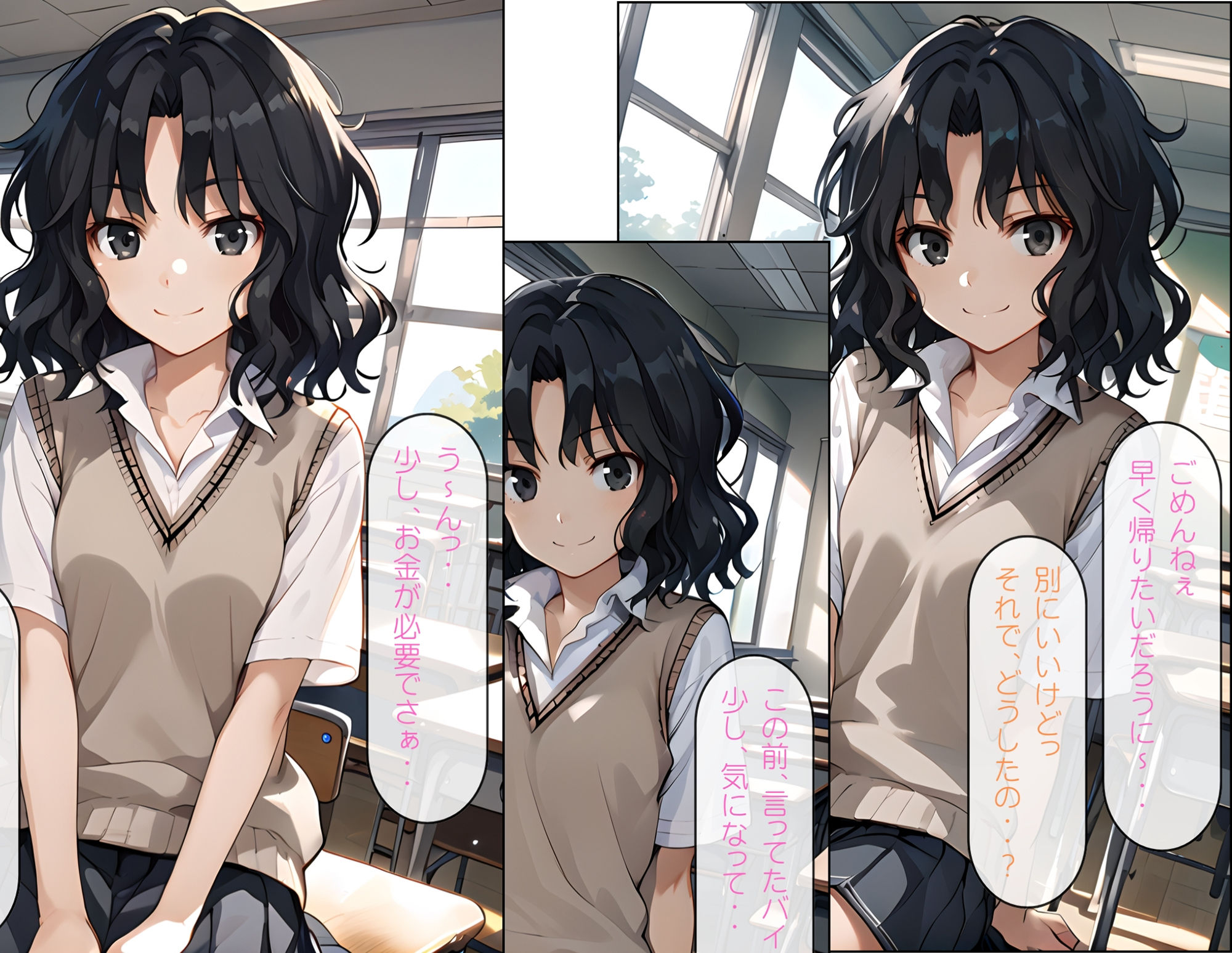 サンプル画像2:お小遣い稼ぎにおじと援交 アマ〇ミ 棚〇薫(ぶるーしゃとー) [d_452537]