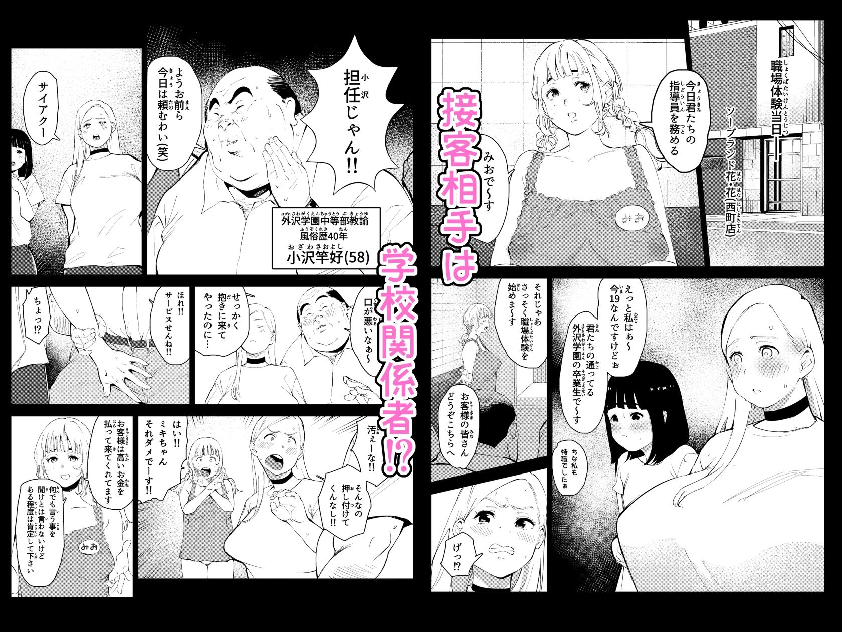 サンプル画像2:ウチの学校には職場体験に風俗がある(もっこりはん) [d_453967]