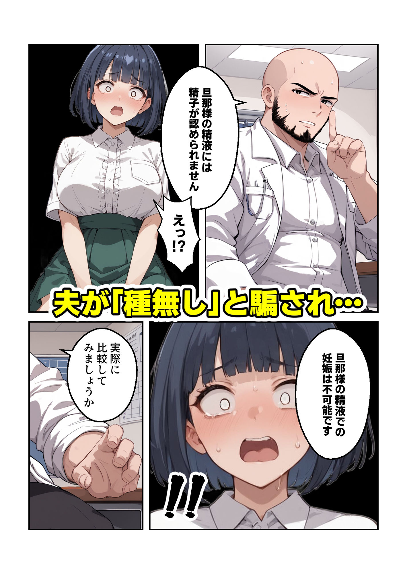 サンプル画像5:托卵洗脳種付けドクター【マンガ】不妊治療中の妻NTR(コメットパンチ) [d_454046]