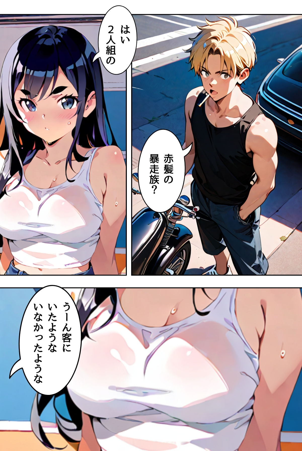 サンプル画像2:夏・海街・性 私は快楽では堕ちない（フルカラー） 03(ailoveproject) [d_454227]