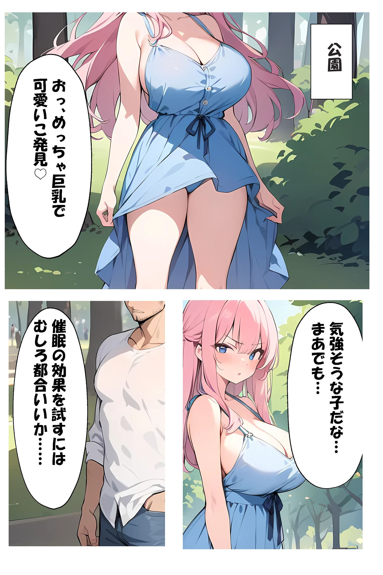 サンプル画像3:催〇アプリを手に入れたので、ご近所さんたちとえっちしてみた(ももぞの亭) [d_454464]