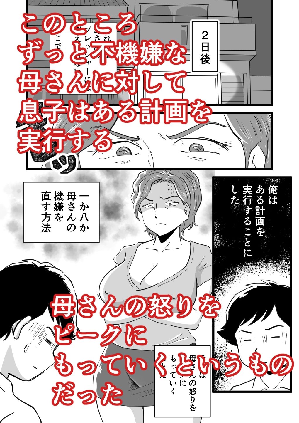 サンプル画像2:機嫌の悪い母を幸福にさせた息子(桃尻ハッスル堂) [d_454751]