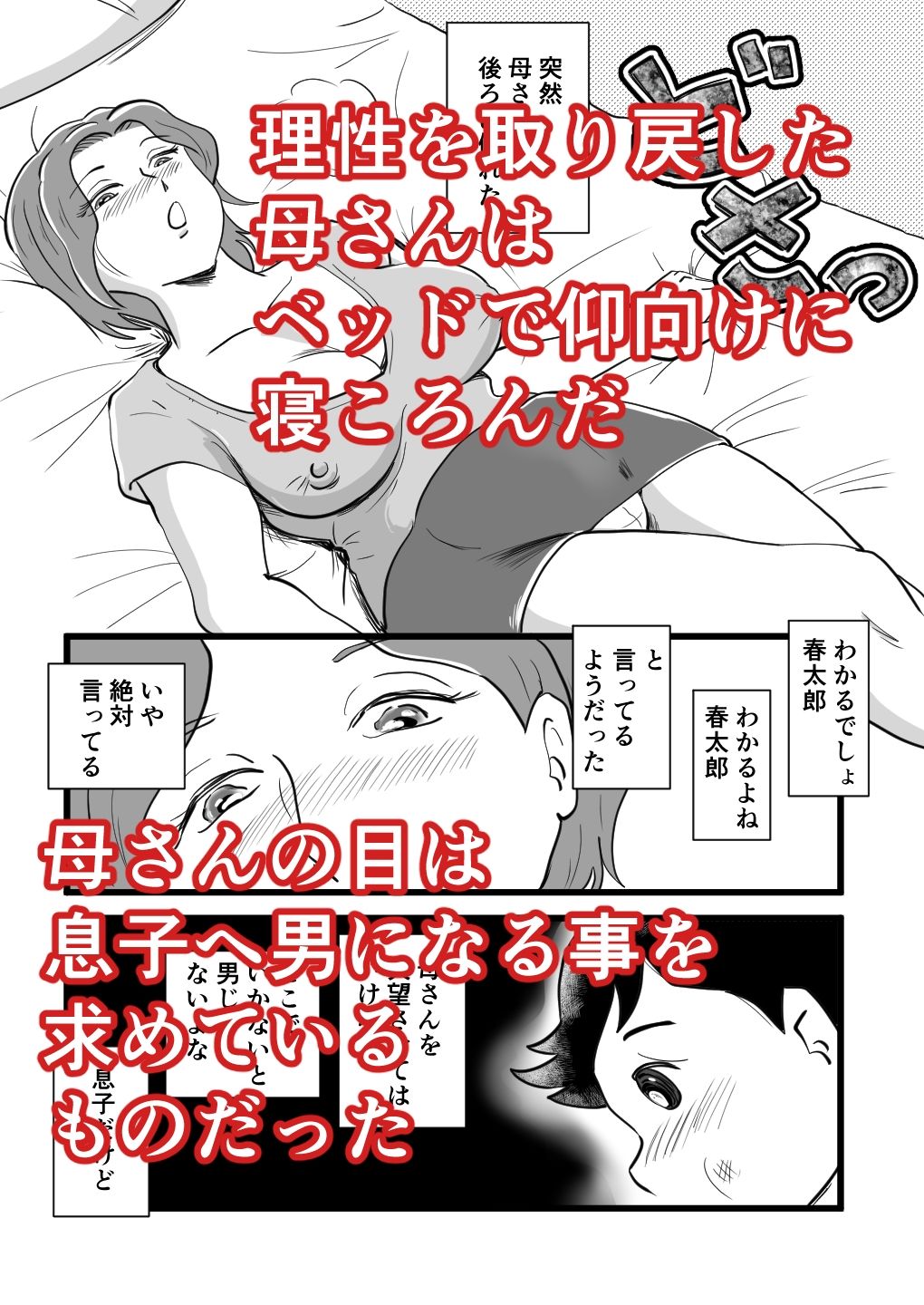 サンプル画像5:機嫌の悪い母を幸福にさせた息子(桃尻ハッスル堂) [d_454751]