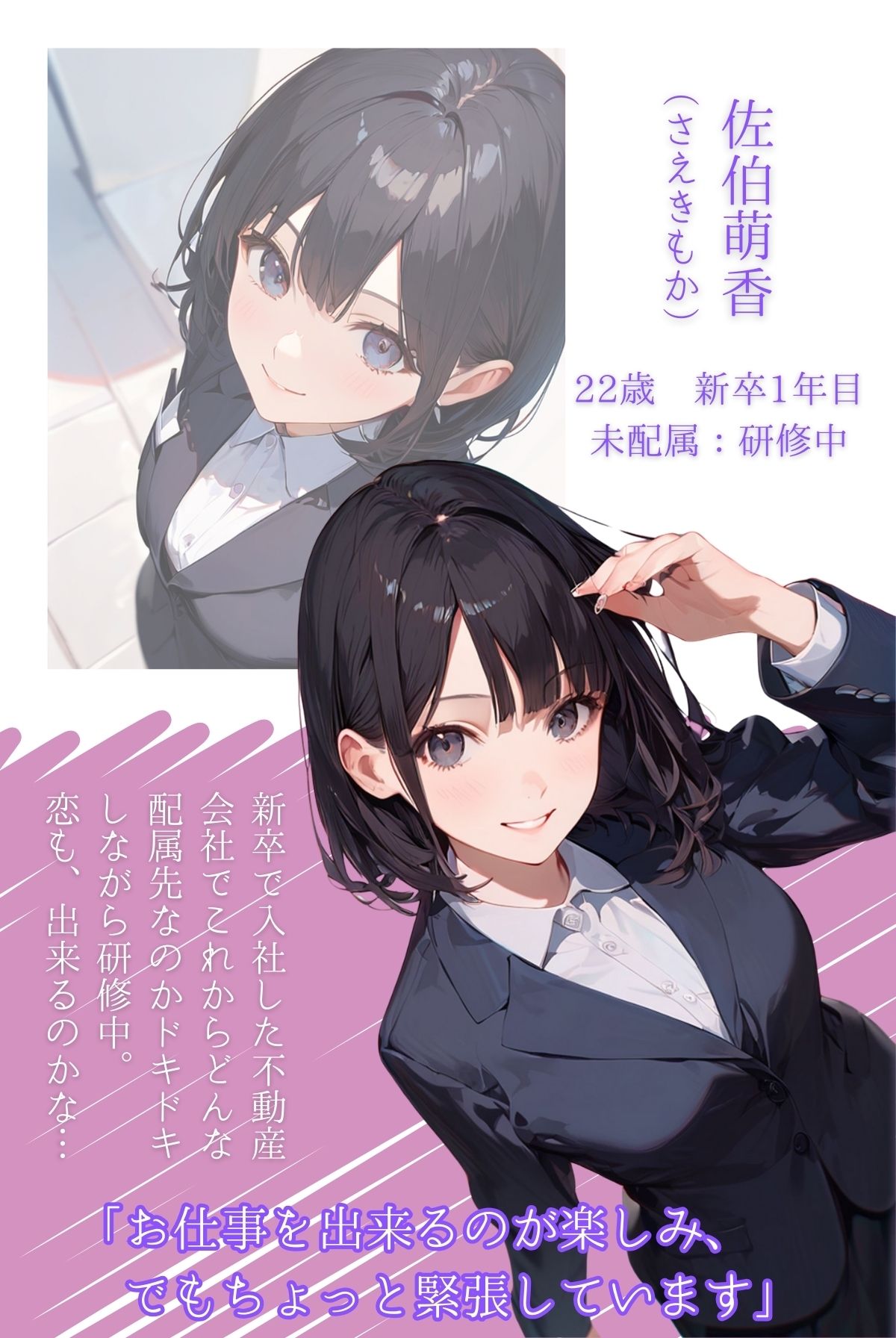 サンプル画像4:嫌悪感たっぷりの目で下着を見せて欲しい 新卒1年目 佐伯萌香編(コミックダイス) [d_454768]