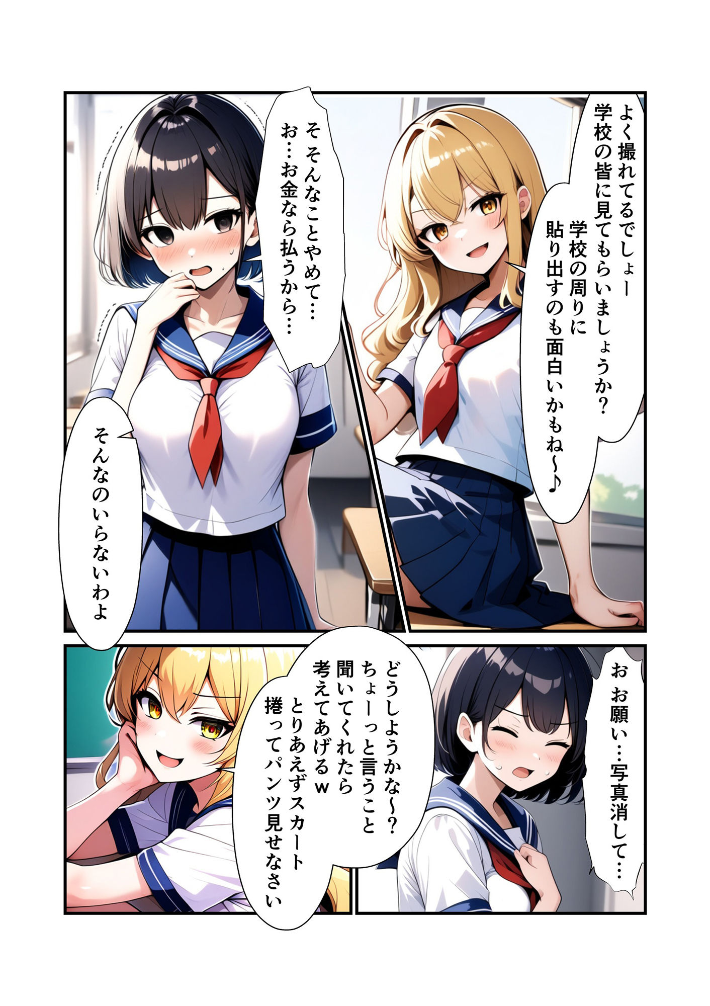 サンプル画像6:浅石来海の受難 1 リメイク(朝露まほし) [d_455352]