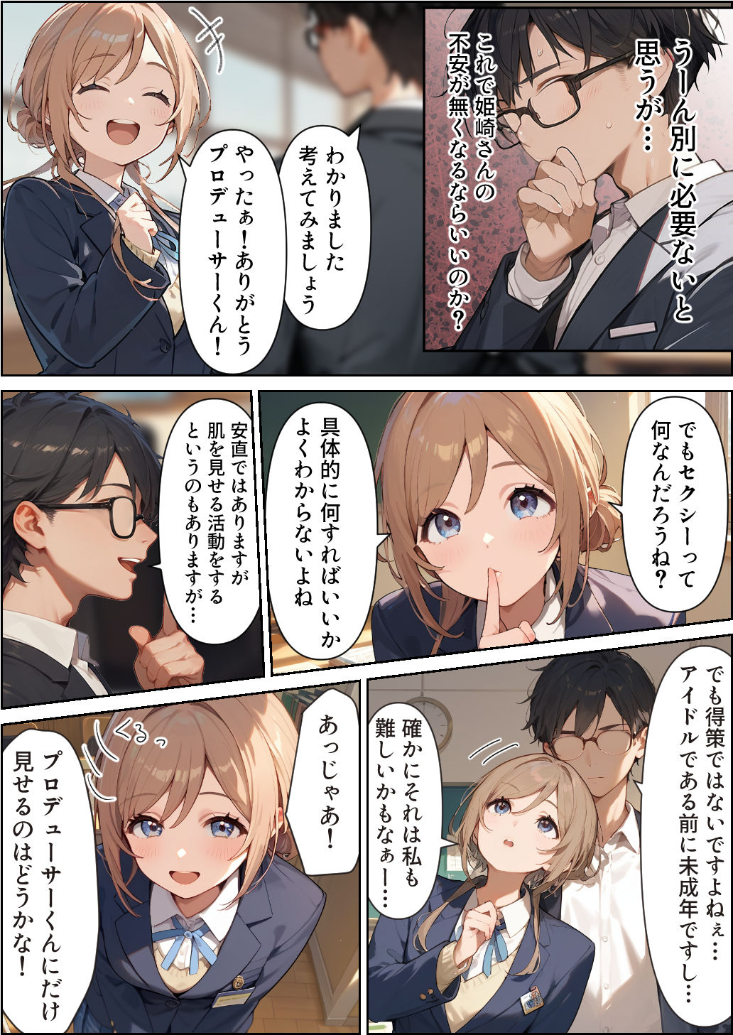 サンプル画像6:莉波お姉ちゃんのセクシー上昇レッスン(非日常データ) [d_456376]