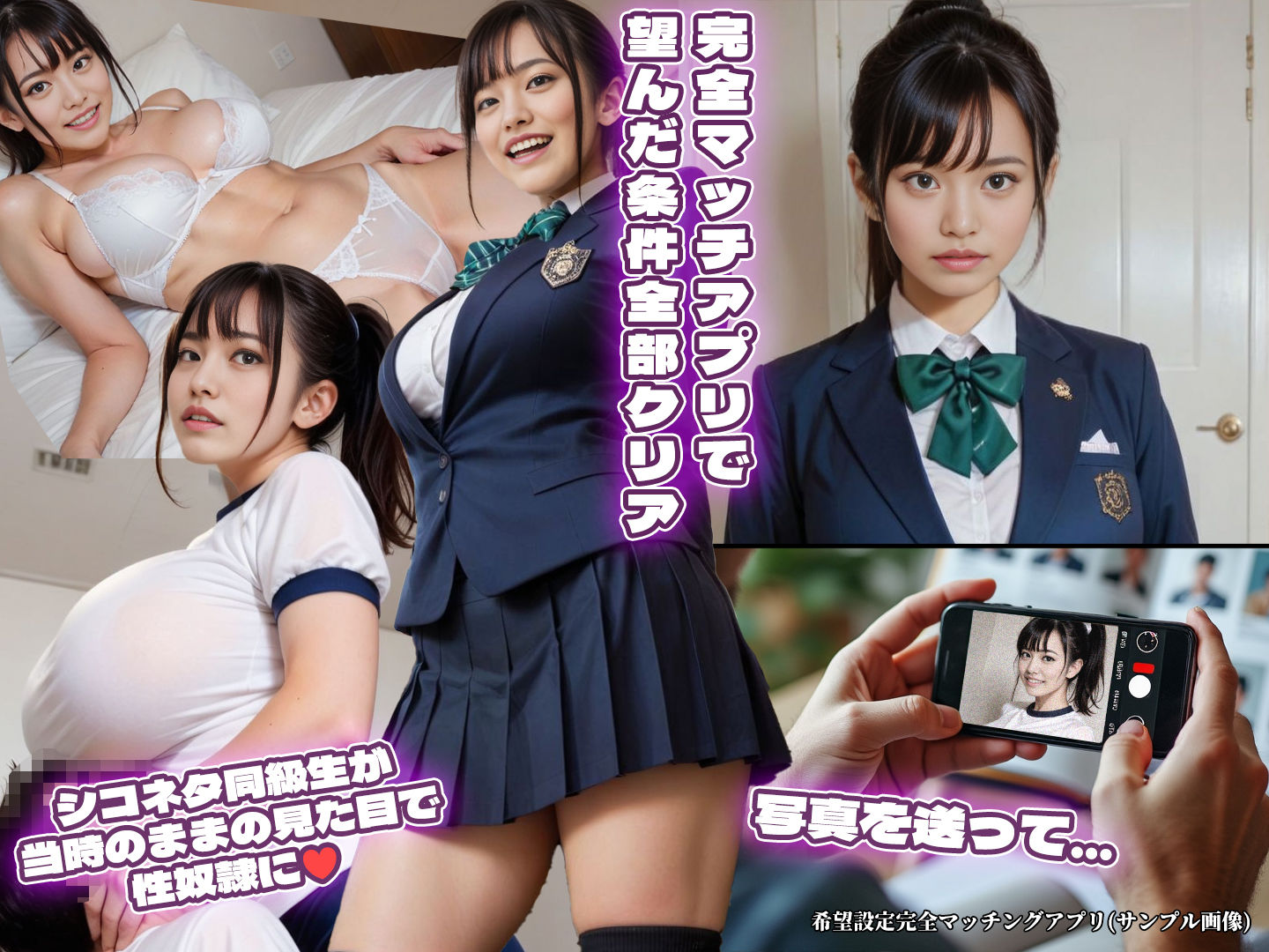 希望設定完全マッチングアプリ 卒業アルバムから召喚レズカップルと妊活ハーレム編の画像2