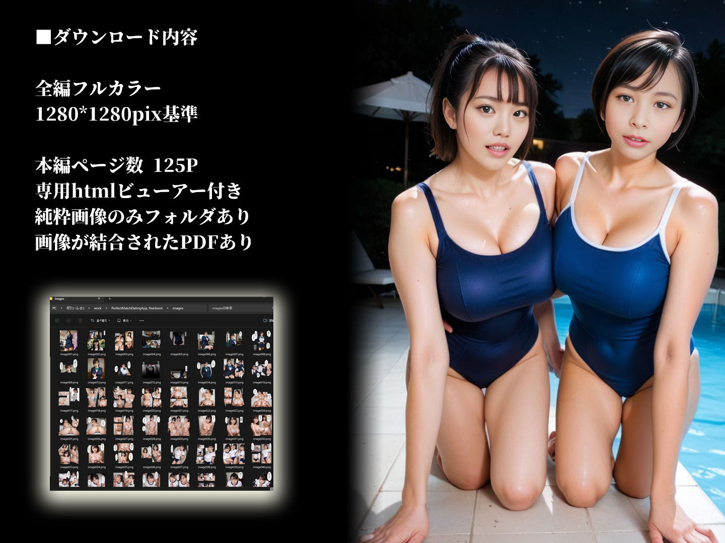 希望設定完全マッチングアプリ 卒業アルバムから召喚レズカップルと妊活ハーレム編の画像7