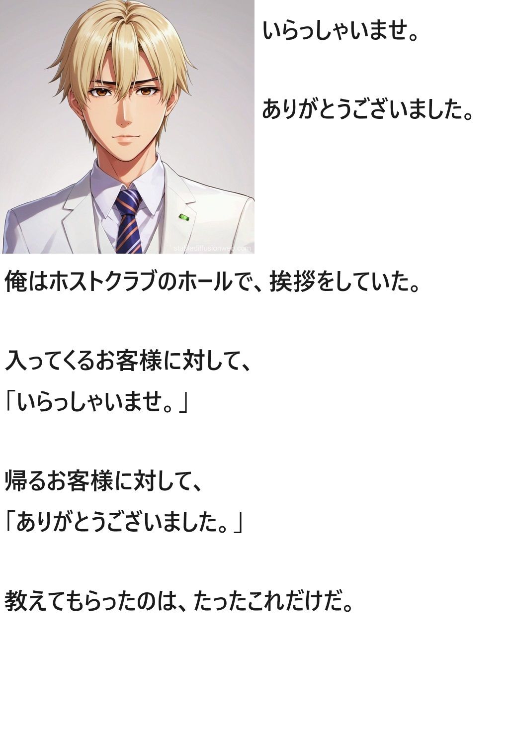 伝説のホスト 白龍 2話の画像2