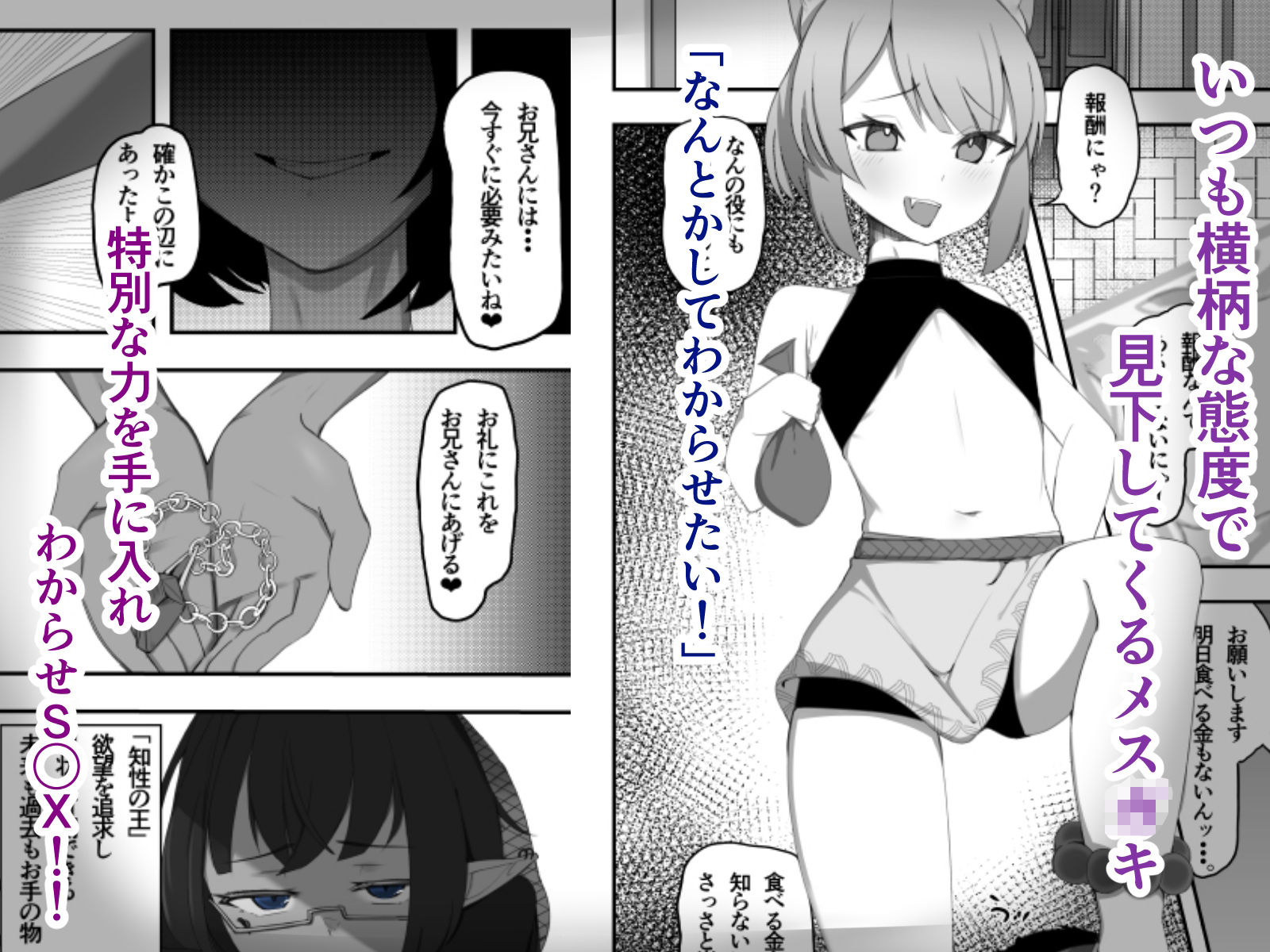 サンプル画像1:メス○キ獣人をわからせる(お揃いピーナッツ) [d_457254]