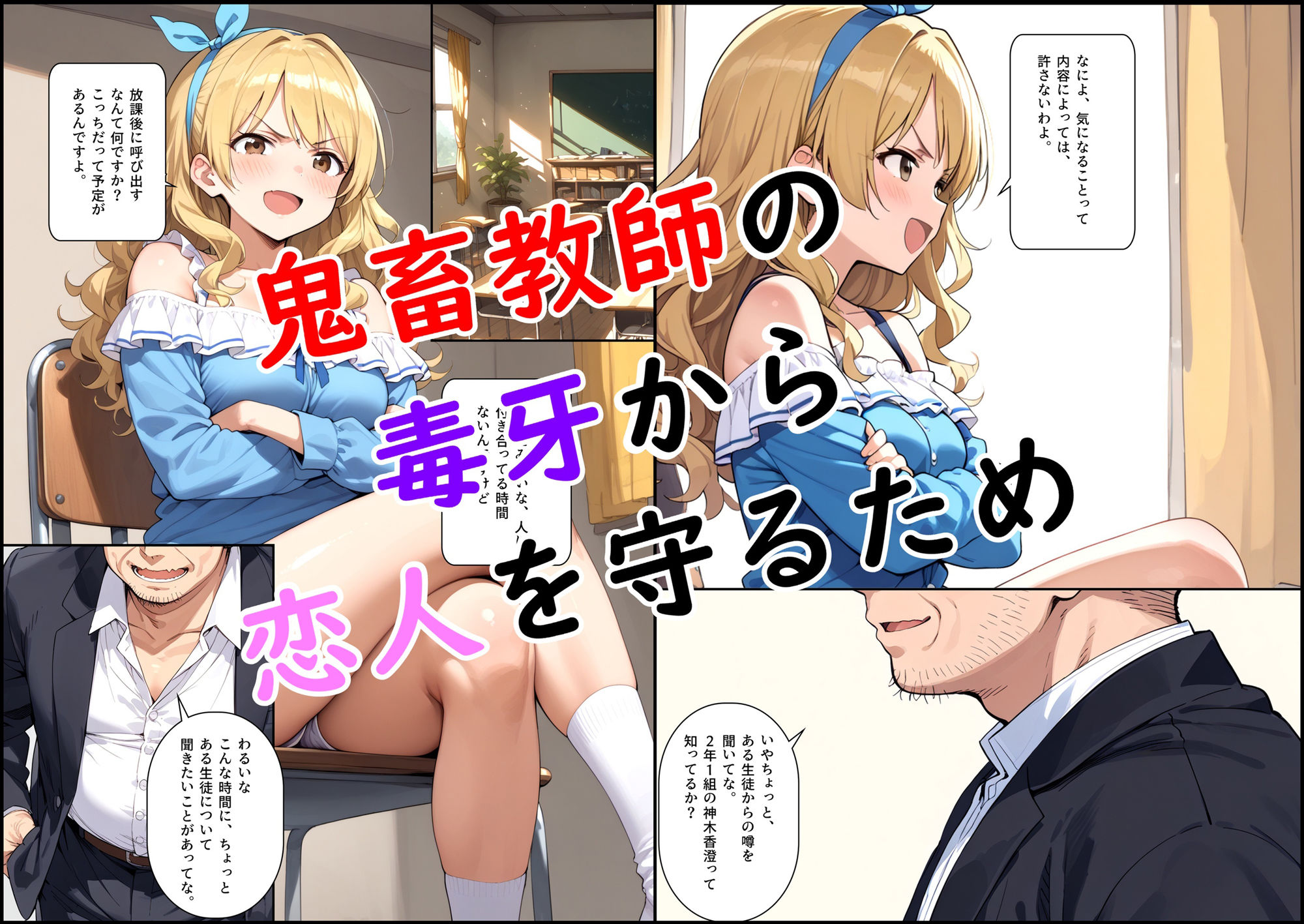 サンプル画像4:友達（恋人）は、私が守る！！(reinbee) [d_458068]