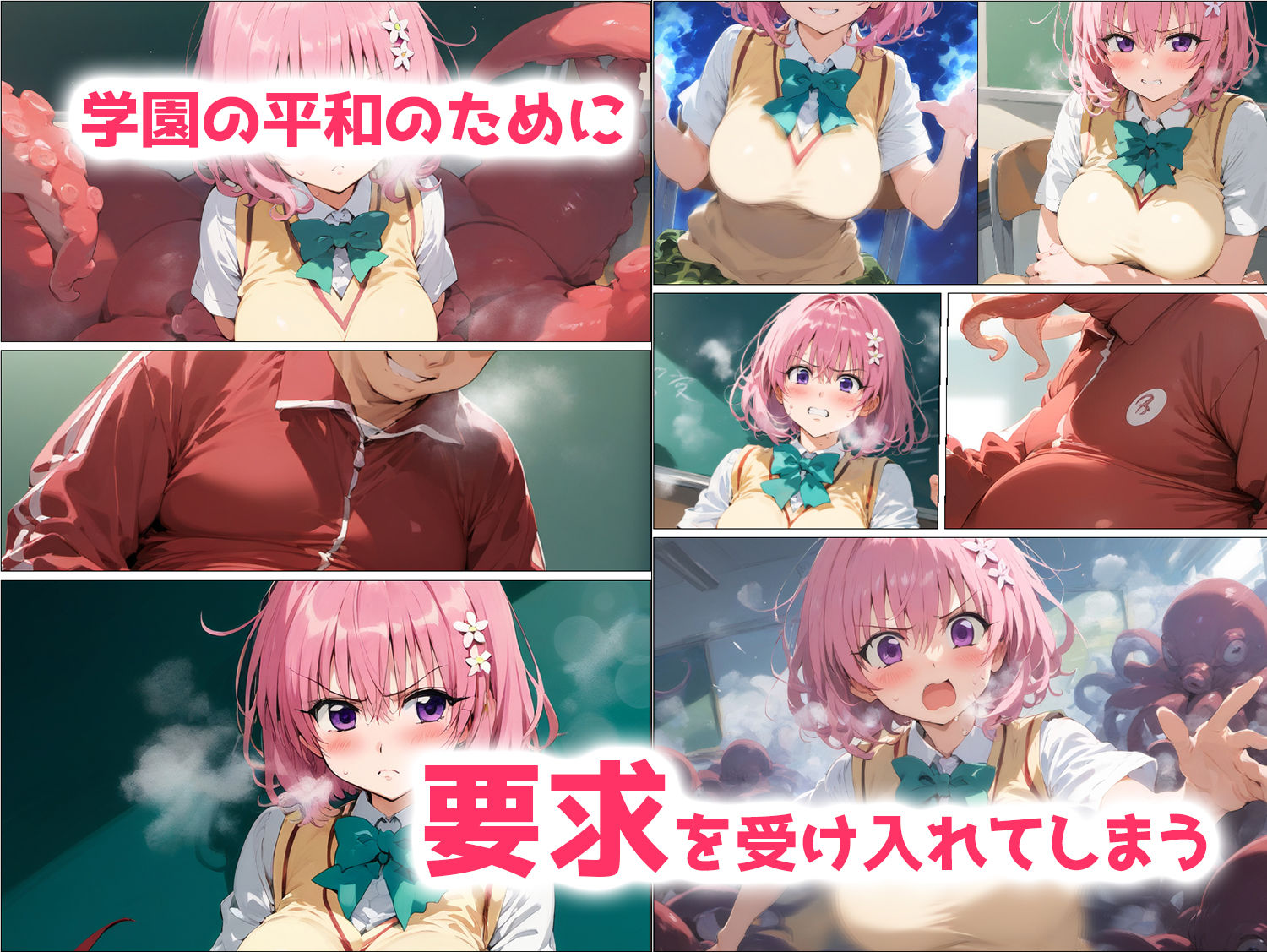 サンプル画像3:とらぶる 寝取られる モモ編(AI魔法おじさん) [d_458664]