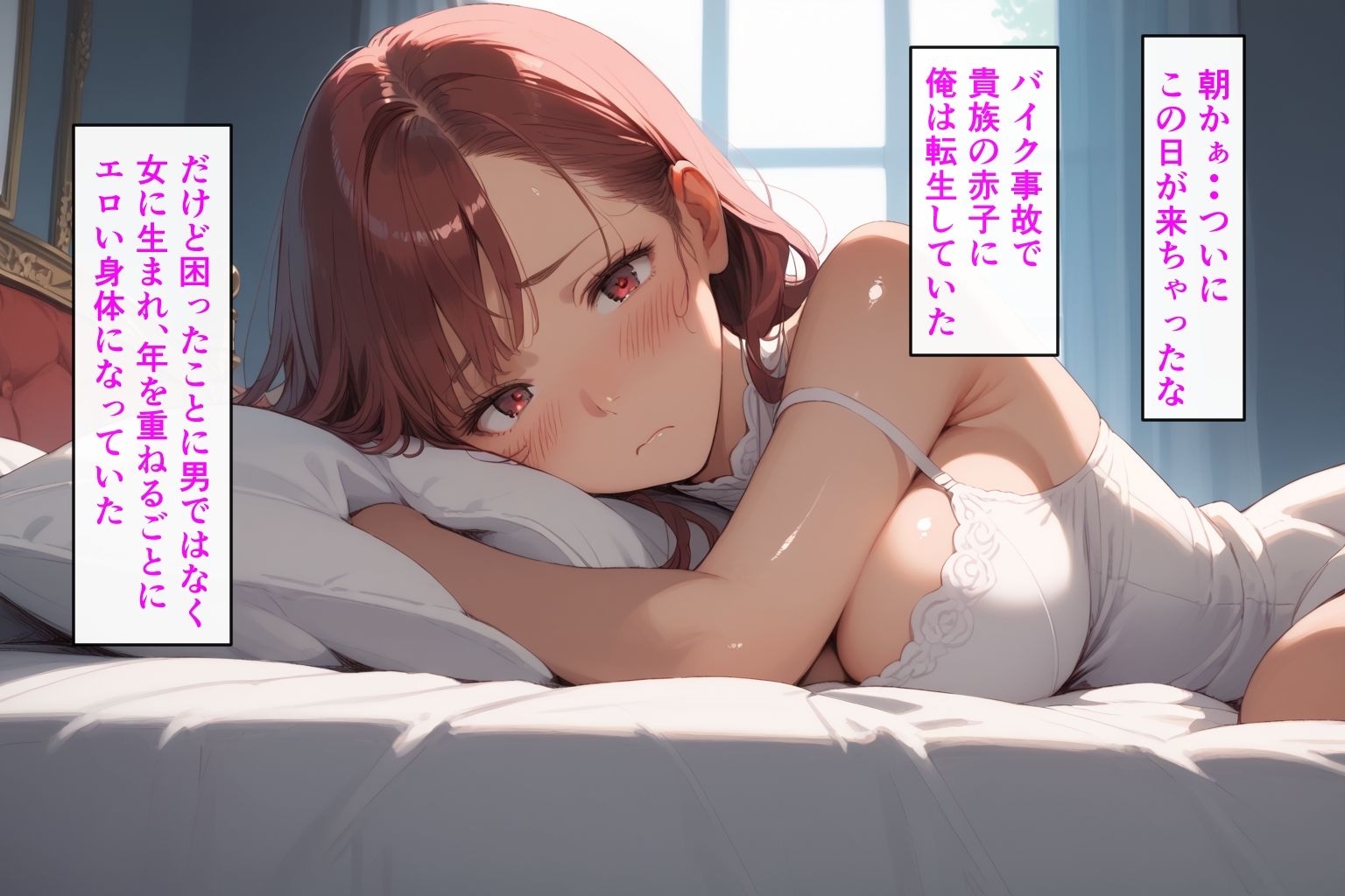 サンプル画像1:種付けおじさんは異世界でもイキたい TSお嬢様孕ませ編(AIシコリえっち) [d_458740]