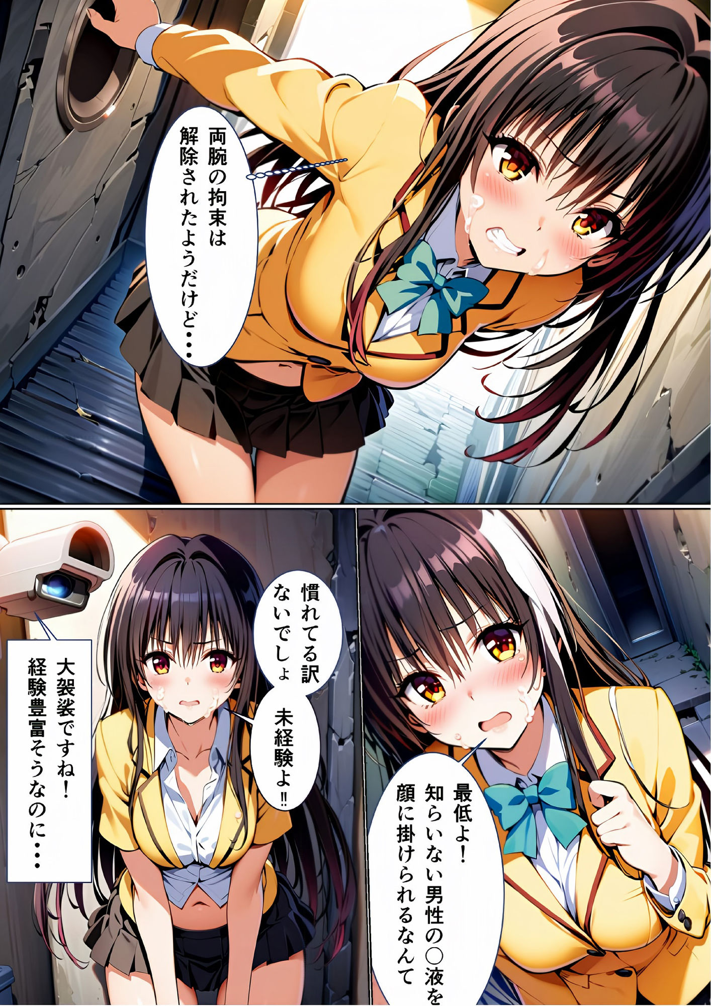 サンプル画像6:古手〇唯_リアル脱出ゲーム（REG）_No01(false alarm) [d_460422]