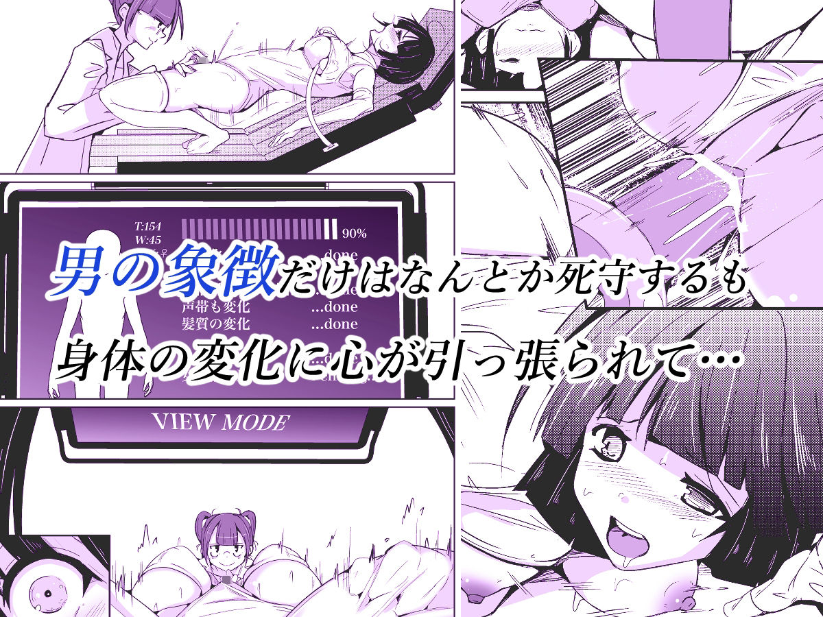 サンプル画像3:女体化治験バイト(いわした書店) [d_460483]