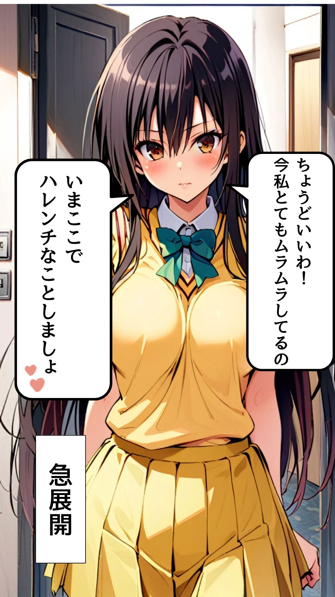 サンプル画像2:カラオケで高得点取ったから爆乳古手川先輩と種付け濃厚セックスしたったw(巨乳JKぱらだいす) [d_460848]